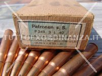 15 CARTUCCE MAUSER K98 1940 INERTI IN SCATOLA ORIGINALE 1939