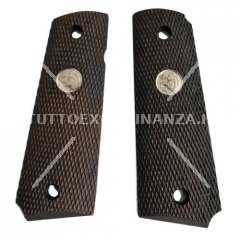 GUANCETTE COLT 1911 NERE IN LEGNO CON LOGO ORIGINALI