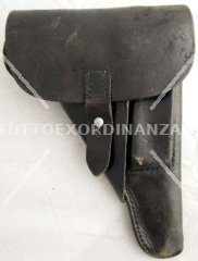 FONDINA P38 NVA DDR PELLE NERA MODIFICATA ESERCITO NORVEGESE