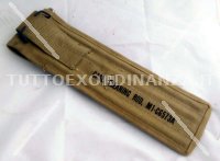 BACCHETTA M1 GARAND ORIGINALE CON CUSTODIA WW2 NUOVA