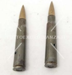 CARTUCCIA CAL. 8x57 MAUSER K98 MG34 MG42 1944 WW2 INERTE