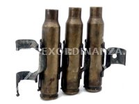 3 BOSSOLI M16 CAL 5,56x45 / 223 REMINGTON INERTI SU NASTRO