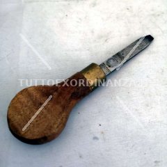 CACCIAVITE CARCANO 1891 A DUE LAME CON MANICO IN LEGNO