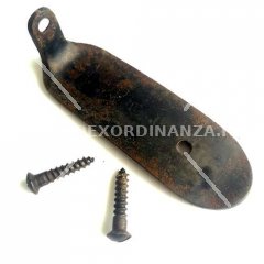 CALCIOLO IN METALLO + 2 VITI DA LEGNO CARCANO 1891/41