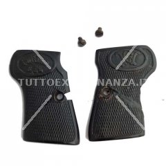 COPPIA GUANCETTE RESTAURATE WALTHER MOD. 2 CAL 6,35 CON VITI