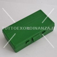 SCATOLA VUOTA IN PLASTICA PER 50 PROIETTILI CAL. 45 ACP USATA