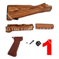 CALCIO COMPLETO AK47/AKM IN LEGNO PRODUZIONE POLACCA