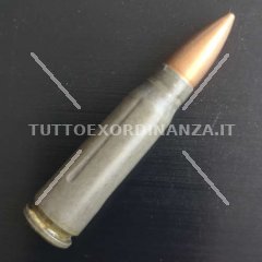 CARTUCCIA CAL.7,62x39 AK47 DA MANIPOLAZIONE INERTE