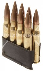 8 CARTUCCE CAL.30-06 NUOVI INERTI + CLIP GARAND