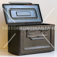 US CASSETTA PORTA MUNIZIONI METALLO CAL.50 WW2