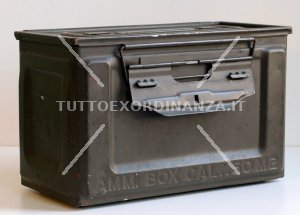 US CASSETTA PORTA MUNIZIONI METALLO CAL.50 WW2