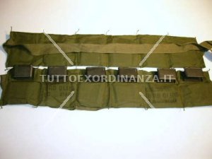 BANDOLIERA PER GARAND OLIVE CON PIASTRINE ORIGINALE